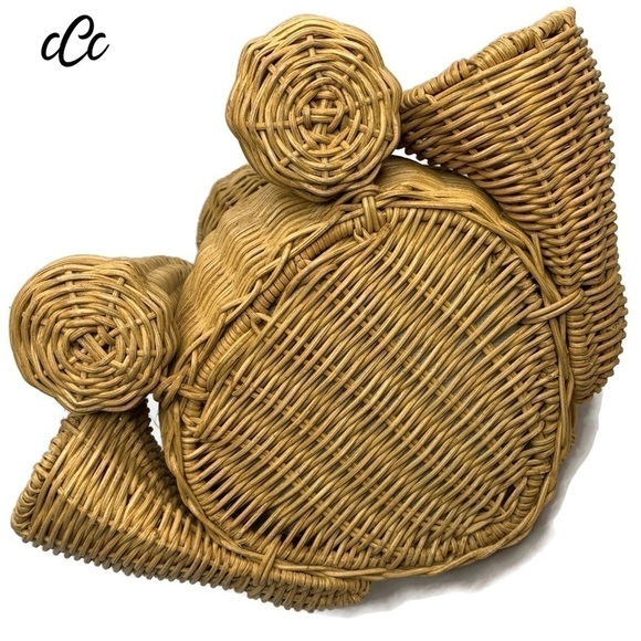 Kate Spade Monkey 🐒 Wicker Novelty Rare Bag - Picture 7 of 14